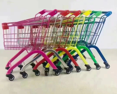 Children's Shopping Cart Children's Mini Stroller Toy Supermarket Baby Large Metal Hand Push Children's Fun Car
