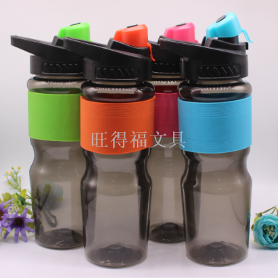Factory Direct Sales Creative Plastic Cup Fashion Pc Plastic Water Cup Creative Portable Leakproof Sports Bottle 700ml