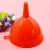 Kitchen multi-purpose plastic funnel oil pot liquid separator refill thickened small funnel