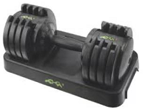 Fitness weightlifting 360-degree dumbbell 25kg (55LB) sporting goods