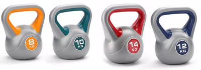 Home Convenient Weight Lifting Fitness Dumbbell Two-Color Cement Kettlebell Exercise Arm Strength