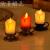 Electric Candle Lamp Wedding Ceremony Layout Confession Christmas Wine Glass Simulation Swing Candle Decoration Artistic Taper and Candle