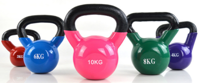 Glossy Plastic Dipping Kettle-Bell