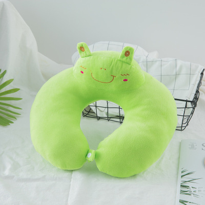 Cartoon Pp Cotton U Pillow Neck Pillow U-Shaped Pillow Customized Inflatable Travel Pillow U-Type Pillow Factory Direct Sales