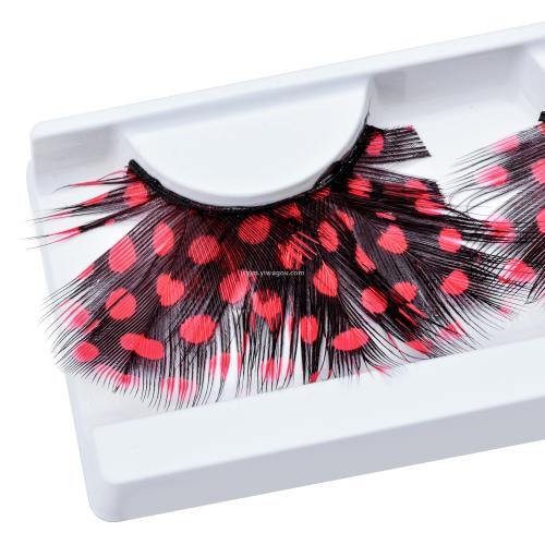 Feather Eyelash Carnival Carniver Eyelash Eyelash Chicken Feather Eyelash Spot Eyelash