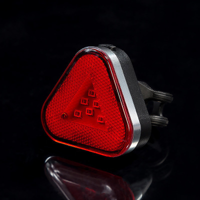 Multi-Mode Mountain Bike Light Taillight USB Rechargeable Vehicle Rear Lamp Rotatable Cob Warning Light