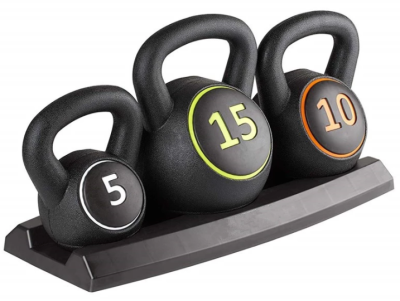 Concrete kettlebell set 30 lb