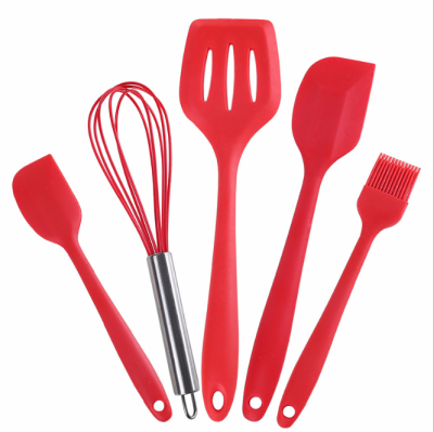 Silicone kitchen utensils and baking supplies Food-grade silicone kitchen supplies Silicone spatula egg beater 