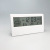 Cross-border LCD Clock Electronic Desk Clock Thermohygrometer Alarm Clock Creative Electronic Digital Display multi-function white light 618E