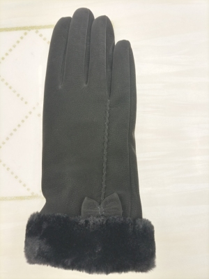 Autumn and Winter New Women's Touch Screen Driving Gloves Breathing Leather Gloves Cold-Proof Warm Touch Screen Gloves Factory Direct Sales