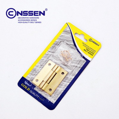 1. CONSSEN iron hinge flat open hinge small hinge hardware packers more than 2 yuan store supply