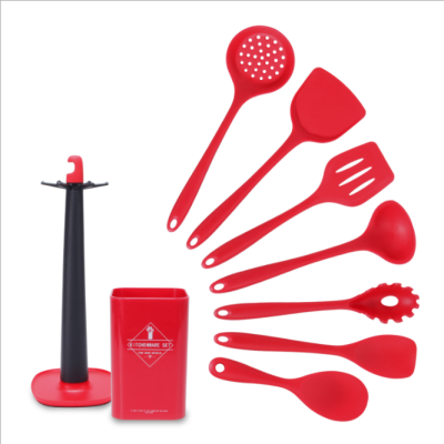 Silicone kitchen utensils non-stick pan spatula high temperature resistant silicone kitchen supplies baking utensils