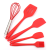 Silicone kitchen utensils and baking supplies Food-grade silicone kitchen supplies Silicone spatula egg beater 