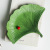 Nordic ginkgo leaf adornment plate is contracted and light luxurious originality Ins places dish table to receive dish 