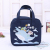 Cute cartoon canvas bag handbag lunch box bag packets for students and office workers