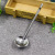 Round Handle Hot Pot Spoon No. 6 Stainless Steel Colander Household Kitchenware Soup Ladle Kitchen Daily Necessities Wholesale