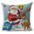 Cross-border New Christmas gifts Santa Claus pillowcases car Pillow Cases can be customized wholesale