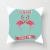 Amazon Hot Sale Flamingo Pillow Cushion Peach Skin Fabric Sofa Office Pillow Cover Backrest Factory Direct Sales