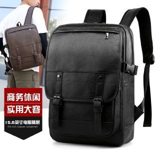 Foreign trade for computer bags leisure sports bags PU leather backpacks men's backpacks to sample custom