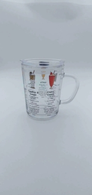 Internet Celebrity Glass Straw Cup Milk Cup Juice Cup Drink Cup