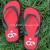 Men's beach flip-flops rubber LACES EVA soles