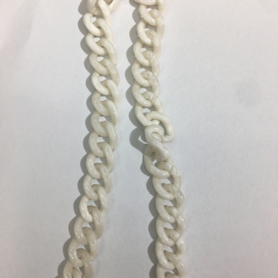 Factory Direct Sales DIY Acrylic Solid Color Open Combination Chain Plastic Broken Ring Bag Handmade Ornament Accessories