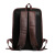 New Men's backpack PU leather Business backpack student Schoolbag Large capacity travel computer bag
