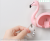 Wall-mounted double - position toothbrush holder shelf holder Flamingo simple punch - free cartoon tooth holder