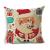 Cross-border New Christmas gifts Santa Claus pillowcases car Pillow Cases can be customized wholesale