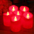 Oblique Mouth Tears Led Simulation Electronic Candle Swing Creative Smokeless Electronic Lamp Decoration Artistic Taper and Candle