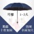 Ten-Bone Oversized Double Umbrella Male and Female Oversize Student Folding Rain Dual-Use Vinyl Sun Protective Uv Umbrella