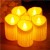 Oblique Mouth Tears Led Simulation Electronic Candle Swing Creative Smokeless Electronic Lamp Decoration Artistic Taper and Candle