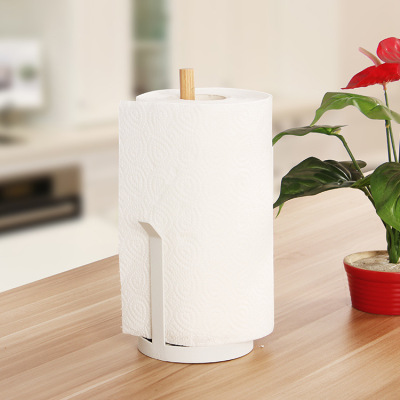 Factory Direct Kitchen without hole Vertical paper roll paper towel rack Household paper roll Rack