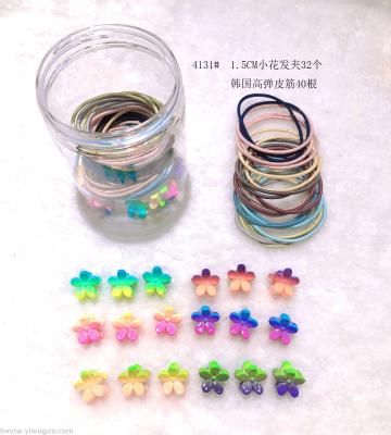 Hot Style Street stand children girl fluorescent mini hair Clip Bangs Clip Hair Band Hair Accessory Cover Box