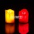 Creative Home Proposal Simulation Tears Electric Candle Lamp Tears Black Core LED Candle Decoration Artistic Taper and Candle
