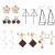 Earrings Mori Elegant Earrings Korean Earrings Simple All-Match Two-Piece Earrings for Women Stall