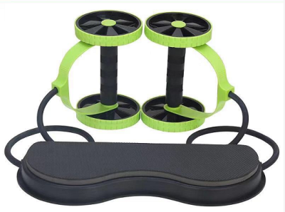 Household Fitness Double Roller Abdominal Trainer