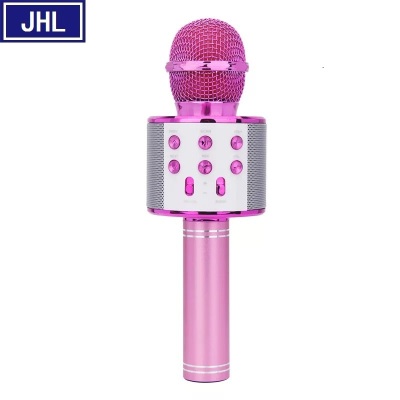 858 mobile phone microphone Bluetooth Karaoke equipment handheld KTV microphone wireless music microphone sales.
