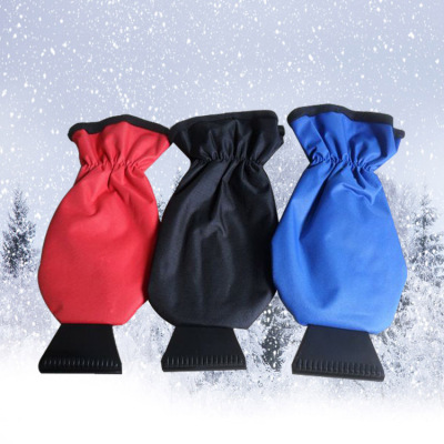 Car Gloves Snow Removal Shovel Car Warm Gloves Snow Removal Frost Removal Shovel