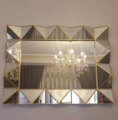 Square big wall mirror