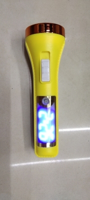 Factory Direct Sales New Bright USB Charging Multi-Function Clock Dual-Purpose Money Detector LED Flashlight