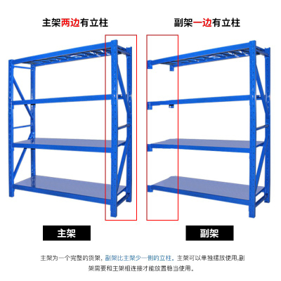 Shelf Storage Free Combination Warehouse Storage Shelf Medium Heavy-Duty Multi-Layer Shelf Shelf Display Iron Rack