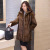 New women's mink fur coat medium length Mink coat with hat fur large size casual warm