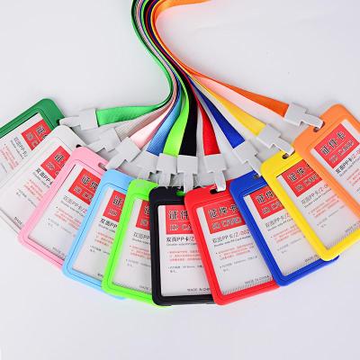 Work card set with rope tag customized work card factory card work card bus tag student school card