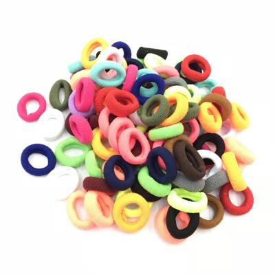 New children's high stretch hair ring towel ring colorful mixed color popular head ring