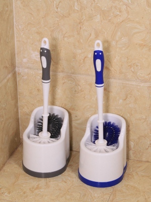 Household toilet Brush set creative non-punch toilet wash toilet Brush long handle non-dead Angle cleaning brush