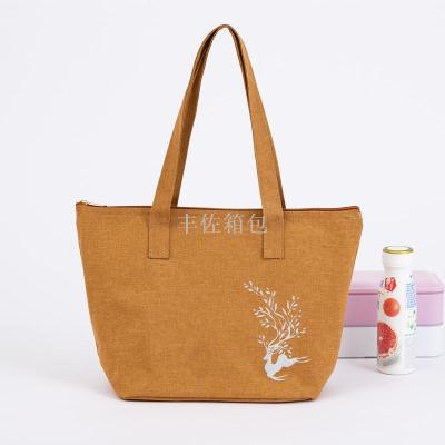 New cationic portable thermal insulation bag Bento rice bag picnic bag Chinese wind thermal insulation bag ice bag fresh