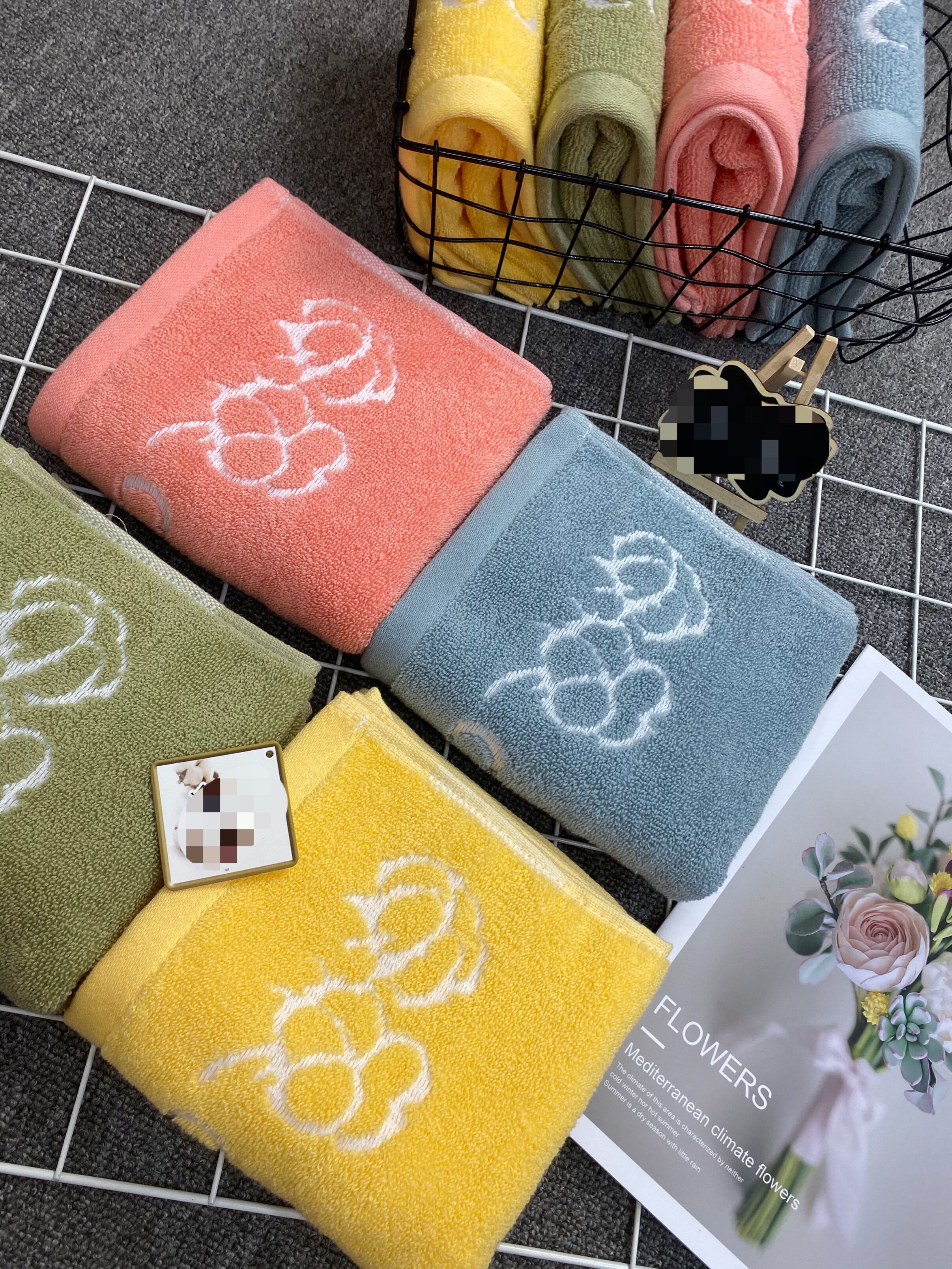 上海婷龙家纺 款棉花加厚四色毛巾