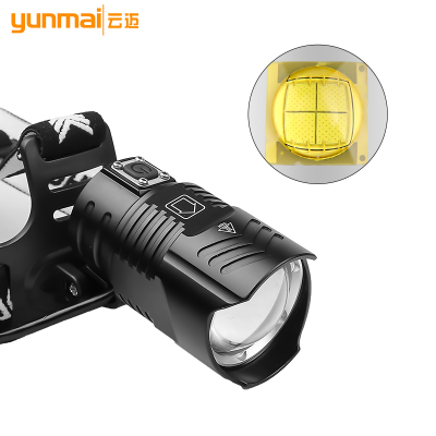 Cross-Border New Arrival Xhp90 Major Headlamp USB Charging Input and Output Telescopic Zoom P90 Outdoor Lighting Headlights