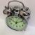 4 Inch Silver Mute Scanning Metal Ringing Bell Children Gift Alarm Clock Luminous Pendulum Clock